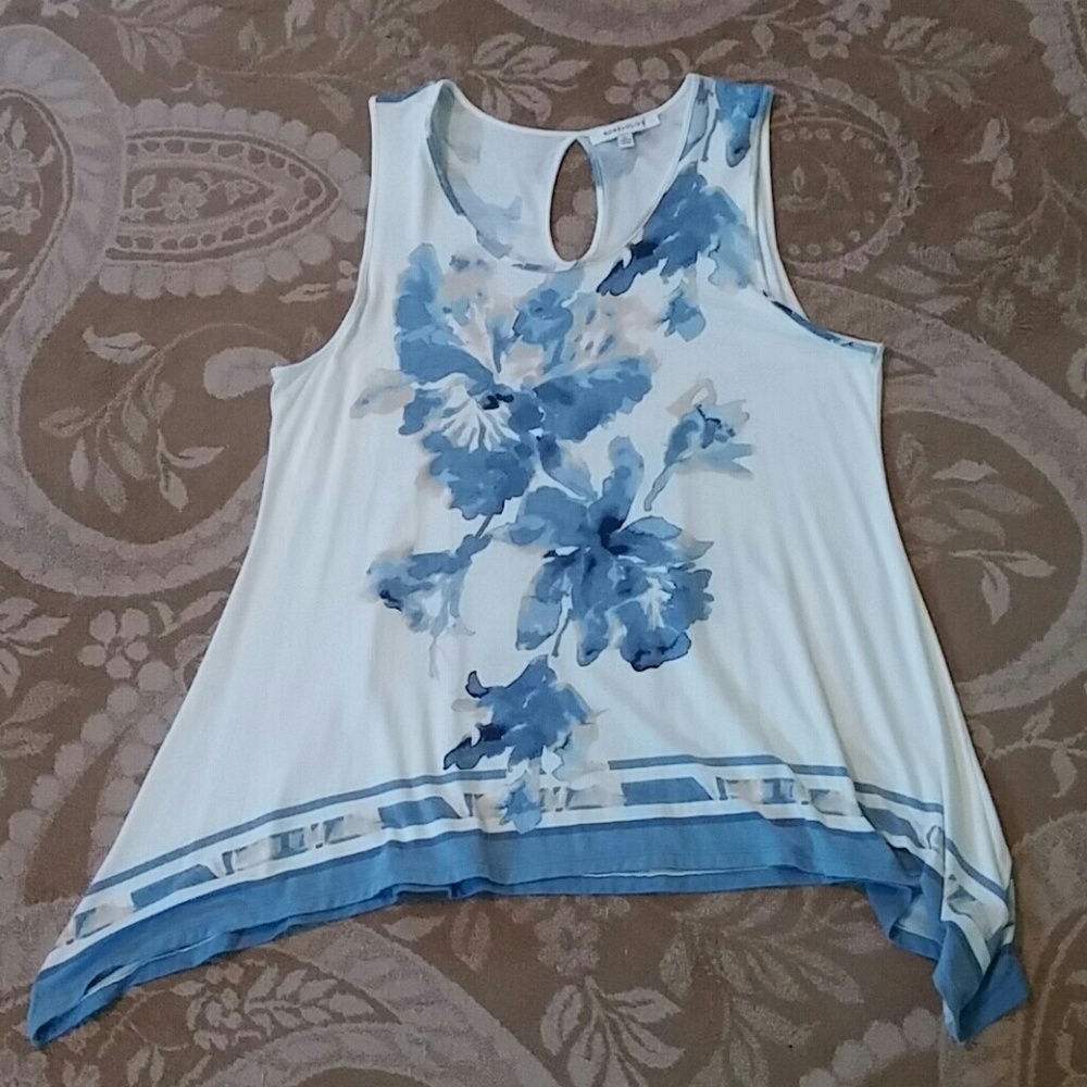 Rose + Olive side tail tunic